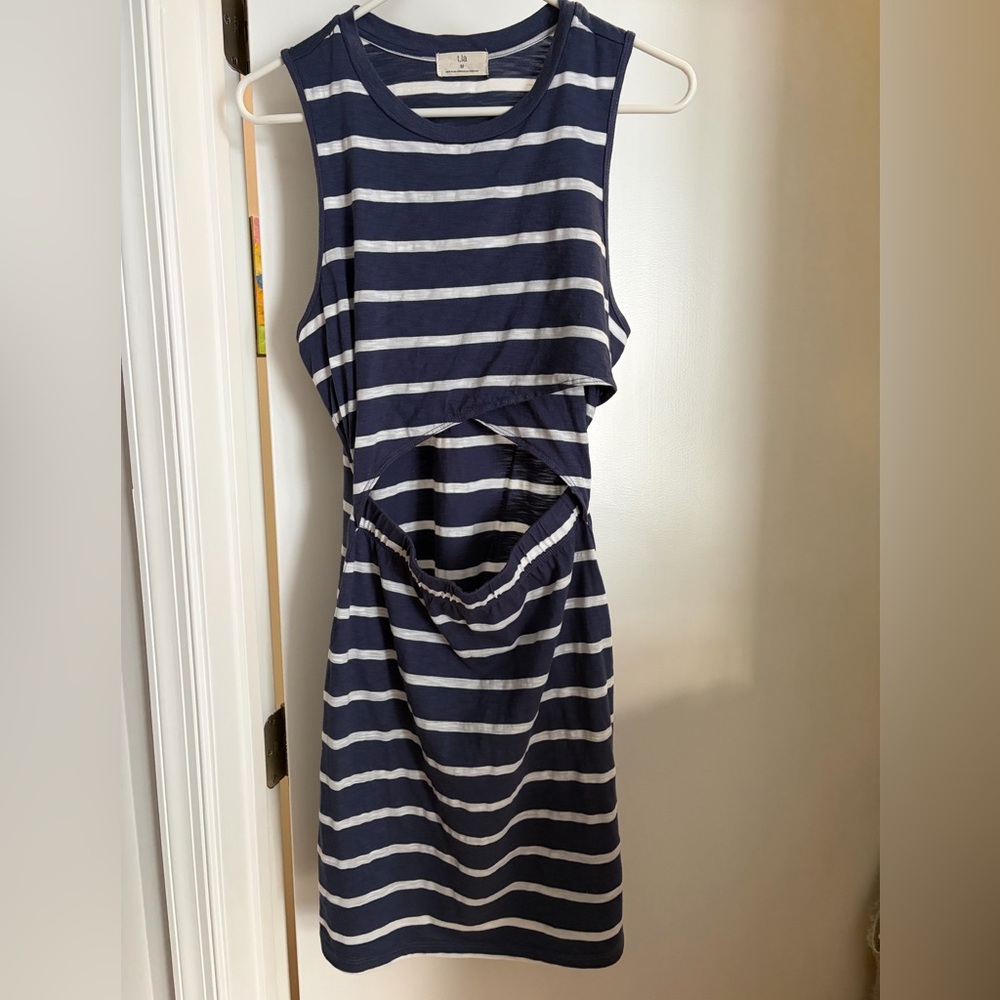 T. La twisted cut out dress Anthropology